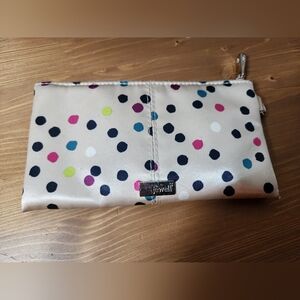 Jewell Women's Polka Dot Clutch - Cream and Multicolor